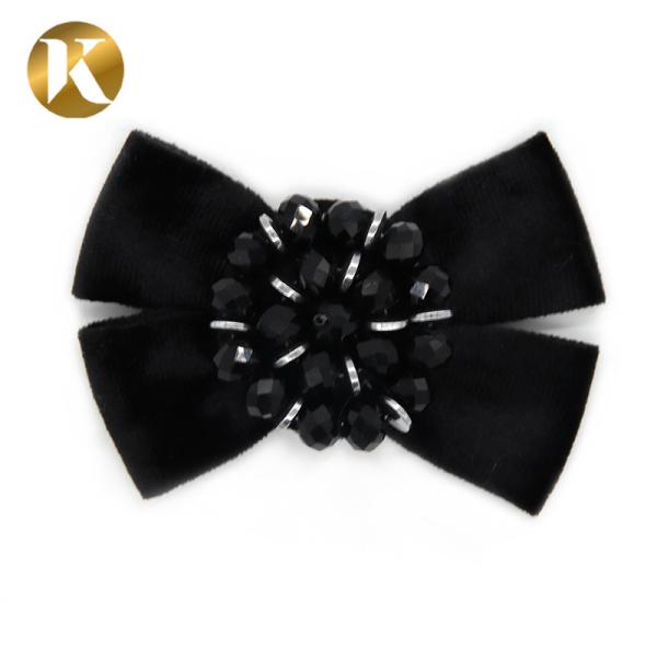 Hanging Plating Fashion Decorative Shoe Clips Horsehair - Like Bow Shape