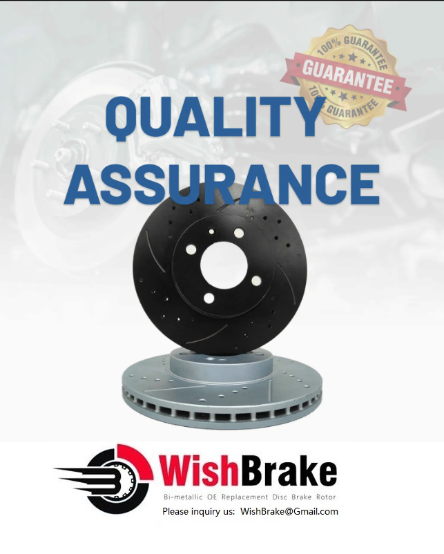 Custom Drilled Slotted 2-Piece Split Brake Disc Rotor For Mercedes-Benz S63L /65lamg W222 OE#A2314230612