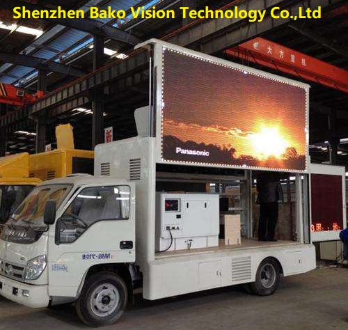 P4.81 P6.67 Mobile LED Screen Led Mobile Advertising Billboard With High Brightness