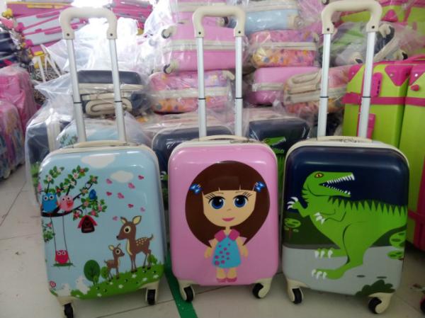 hot sale lovely kids trolley luggage bag suitcases in baigou baoding hebei China Factory