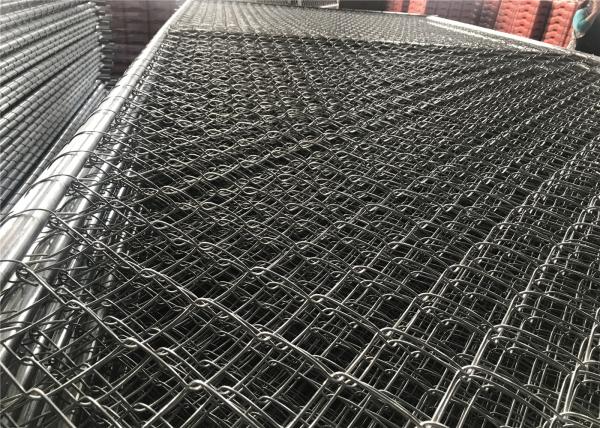 Chain Link Construction Fencing Panels 6'x10'/9.5' Mesh 2.25x2.25 diameter 3.00mm Hot dipped Galvanized