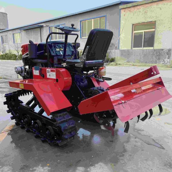 CE Farm Walking Tractor Equipment 25HP With Rotary Tillage Machine