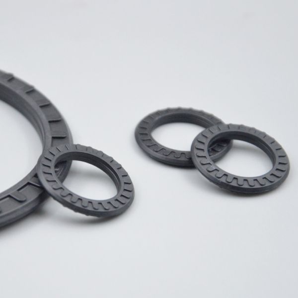 PPD Double Sided Air Pneumatic Cylinder Piston Seal Black NBR Oil Resistant Rubber Seal