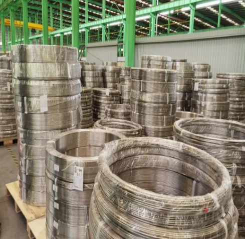 3003-H14 Alloy Coil Tube Aluminum Pipe With 9.52mm OD And 0.8mm Wall For Heat Exchanger Refrigeration