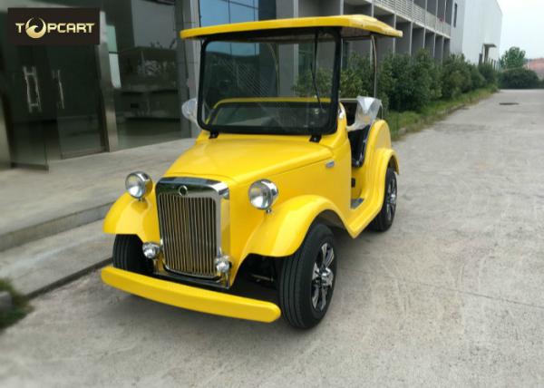 Classical 4 Seater Luxury Antique Battery Operated Golf Buggy Plastic Bodywork