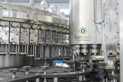 Máquina de enchimento de lavagem da cerveja automática, máquina tampando da cerveja de vidro