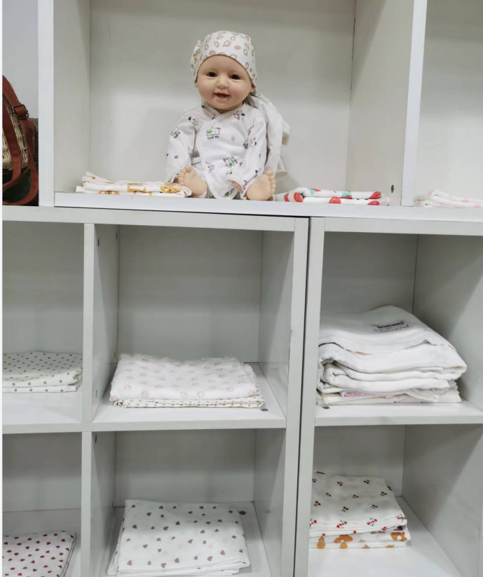 Ткани марли хлопка полыни природы 3 слоев 135GSM для Swaddling