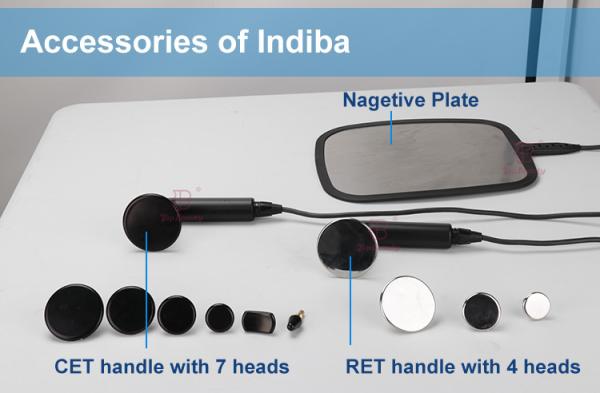 Smart Tecar Wave Indiba 448khz Diatermia capacitiva para dor nas costas máquina de ossos
