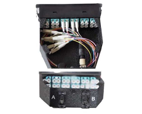 YINGDA Plastic Transparent 12 Fibre MPO Pour Le Module SC Mode Unique Adapteur Simplex Pour La Communication