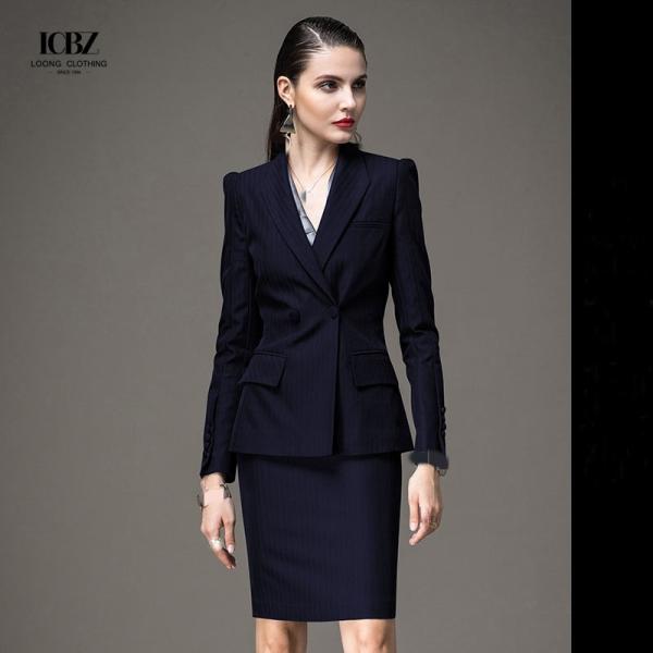 Осеннее платье женские деловые костюмы с ручной вышивкой и чистым узором