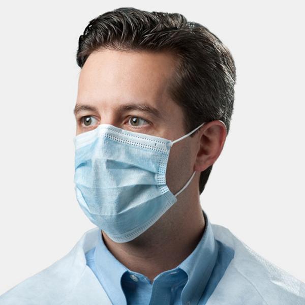Disposable 3 Ply Hospital Face Masks Mouth Cover Anti Pollution Face Mask