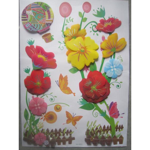OEM and ODM 3207 Removable Vinyl 3d Wall Decoration Stickers Used for Metal