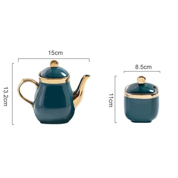 Vintage Porcelain Soup Teapot Small Ceramic Teapot For Banqueting