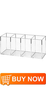 Acrylic Box, C;Ear Box Pen Holder Medical Pack,Clear Desktop Pencil Cup Stationery Organizer For Office Desk Accessory