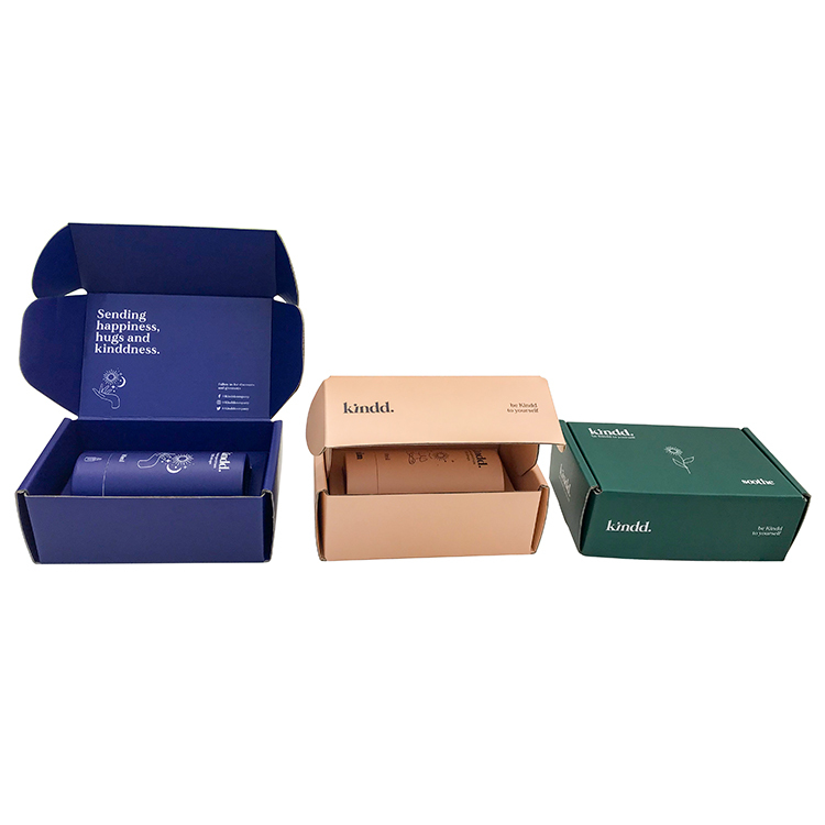 Custom Size Corrugated Carton Box Recyclable Lightweight Gift Packing Box