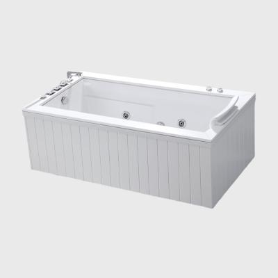 Tubes à jacuzzi à jet blanc multifonctionnels, coin de massage en acrylique