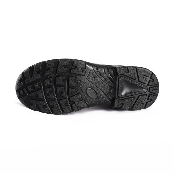 Shengjie Red Lace up Embossed Cow Leather Puncture Slip Resistant PU Sole Man Safety Shoes