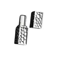Silver Electroplating 5g Fashionable Lipstick Tube For Cosmetic Package