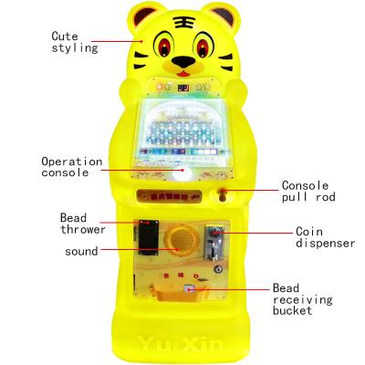 19mm Tiger Arcade Pinball Machine Diversão Cheia de Entretenimento Desenho Colorido Jogo de Teste de Habilidades Ideal para Crianças