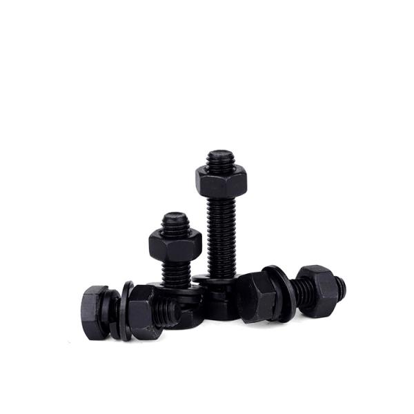 SGS ROHS ISO9001 2015 Certified M10 M12 M16 M20 Grade 8.8 Hex Bolt and Nut Galvanized