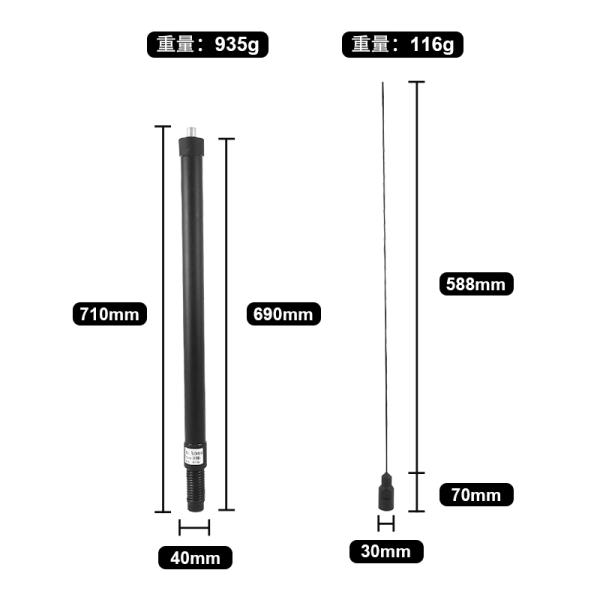 VHF 20-180MHz WiFi mobile phone base rf radar antenna for communication