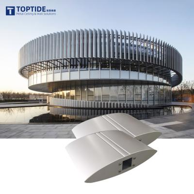 Modern Aluminum Sun Louver with Powder Coating and Customizable Features