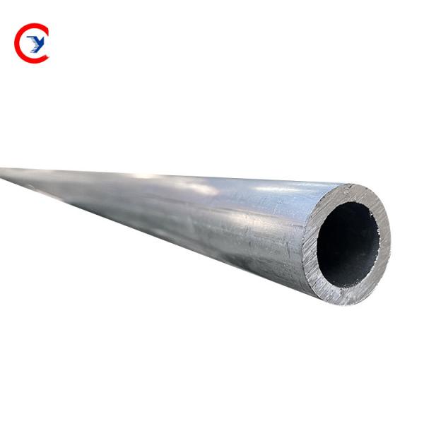 6063 Aluminum Alloy Round Tube Extruded Straight 12m