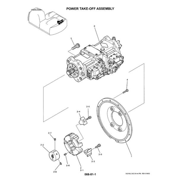 YN10V00023F1 Excavator Hydraulic Pump YN10V00023F1 Excavator Hydraulic Pump