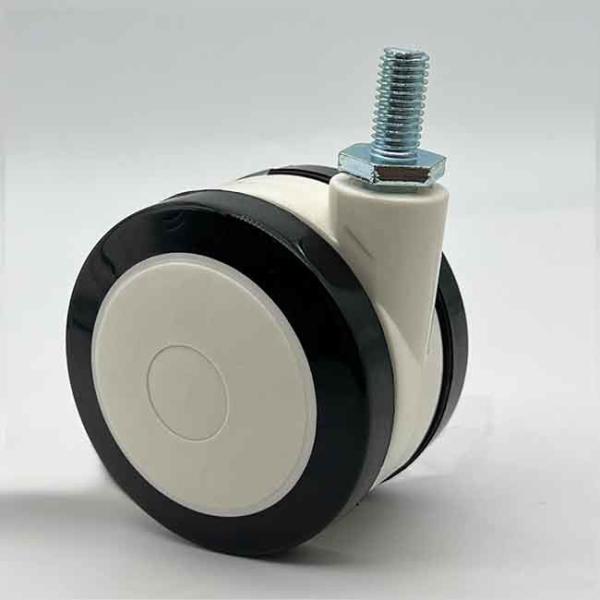 75mm Threaded stem Medical Grade Casters For Medical Equipment
