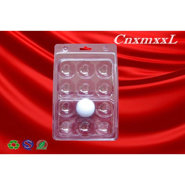 12 pcs clear blister golf ball tray packaging with low price