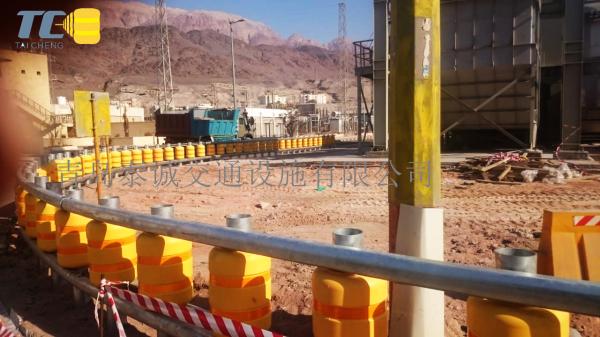 carro de EVA Safety Roller Barrier Protection do corrimão da estrada do diâmetro de 0.35m