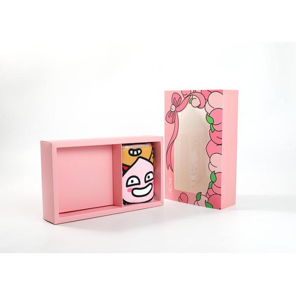 Luxury Apparel Packaging Box Full Color CDR Cardboard Printed For Baby Shirt