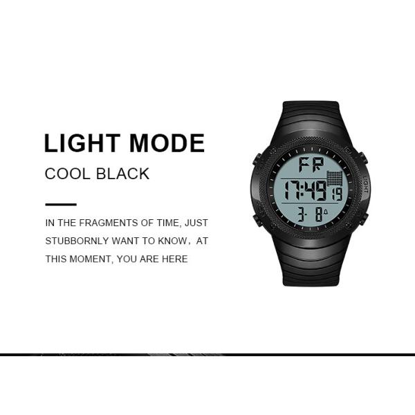 Цифровых часов LCD спорта шатона люди цифровых часов переменчивых водоустойчивые