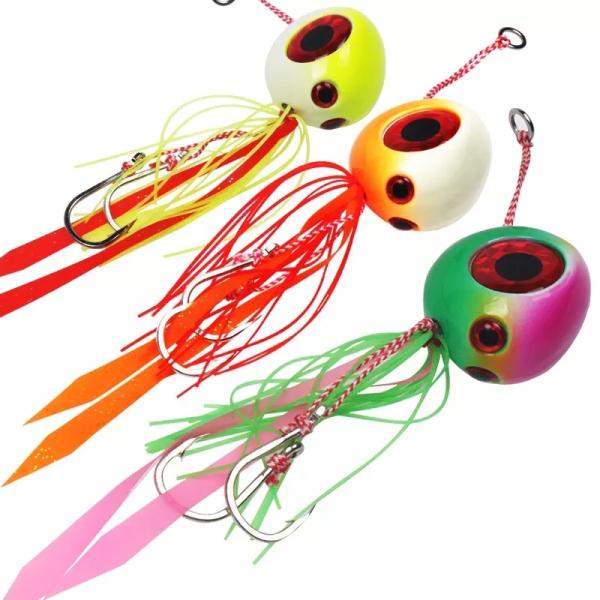 Luminous Octopus 	Fishing Lure Kit Kabura Jigs Saltwater Fishing Lure