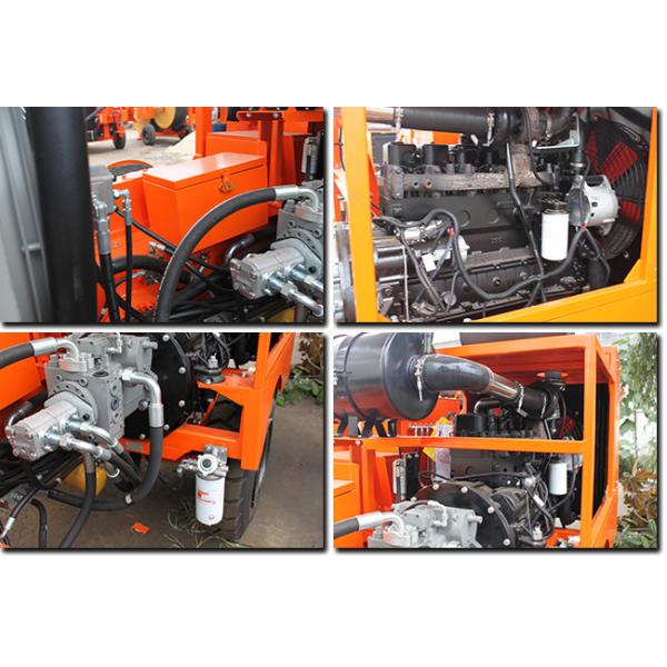 77kw 103hp Transmission Line Stringing Equipment Hydraulic Puller Cummins Engine