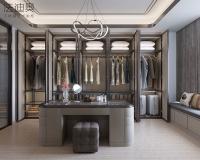 Customizavel elegante contemporâneo caminhar no armário Metal estilo aberto armário