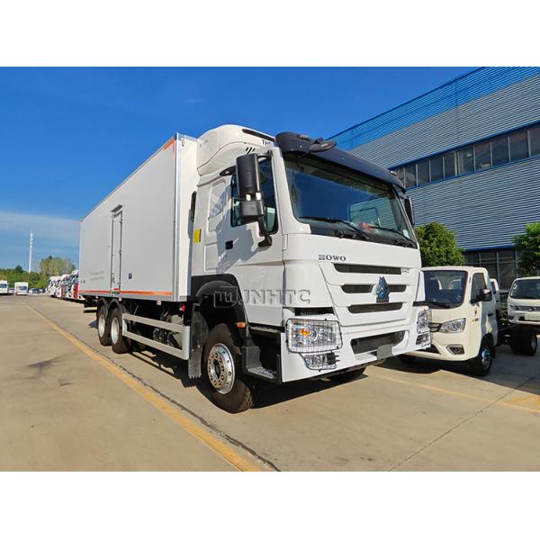 Новый Sinotruk 20 тонн холодильный грузовик с гидравлической хвостовой пластиной морепродукты фрукты и овощи