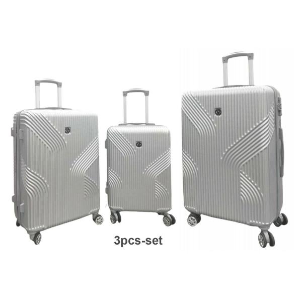 Bagages 3 pièces ensemble valise filateur coquille dure poids léger serrure TSA modèle frais 2024