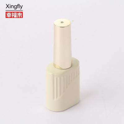 10ml Nail Gel Polish Glass Bottle Custom Color Design Empty Bottle With Brush Cap