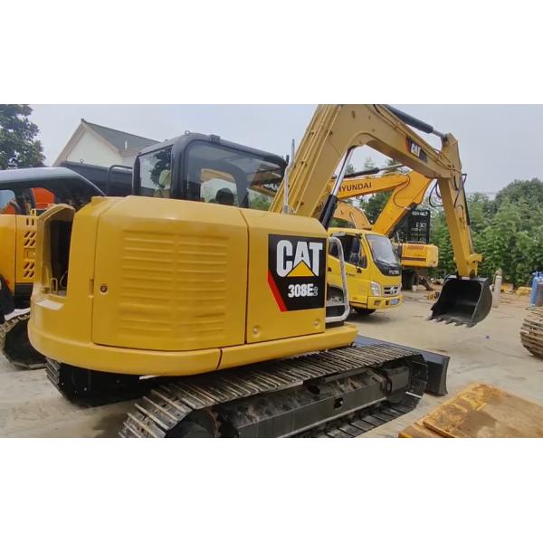 Подержанный мини гидравлический экскаватор Cat 308E 7760kg с двигателем Cat C3.3 DI
