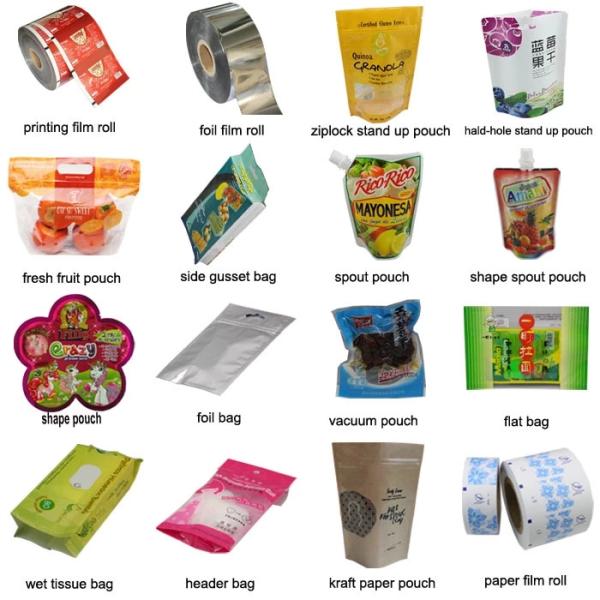 Potato chips food plastic roll film for laminated printing bag