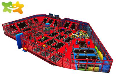 Foam Pit Toddler Outdoor Trampoline , Commercial Trampoline Equipment Customized Color