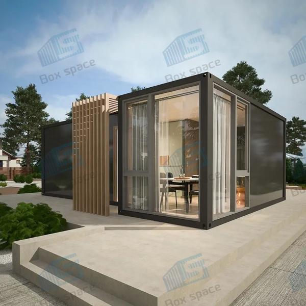 Boxspace Container Resort Container Hotel Modular Structure Home For One Bedroom Two Bedrooms Prefab Container House