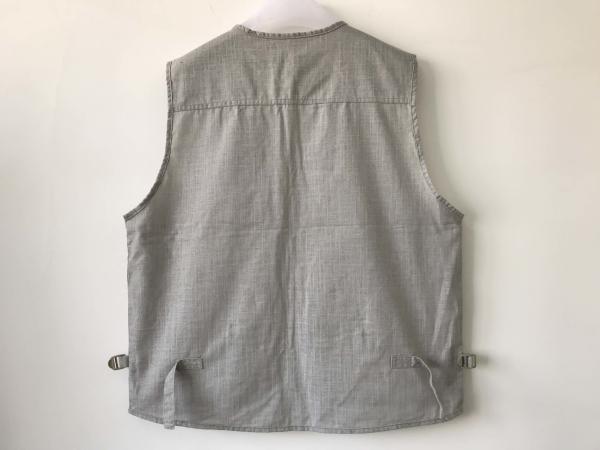 Mens classic vest，mens waist coat, vest 030Z bamboo style in T/C 80/20 fabric
