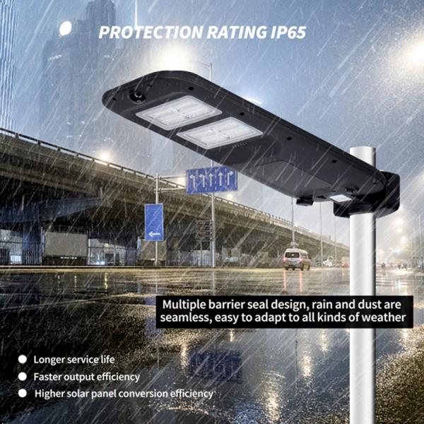 KCD Solar Garden Light IP65 Waterproof  High Bright High Lumen All In One Outdoor 60w 100w 400w Solar LED