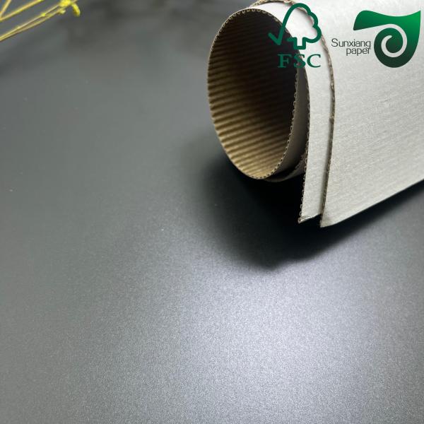 FSC 100g 200g 300g White E F Flute Wrapping Corrugated Paper Board 20   28