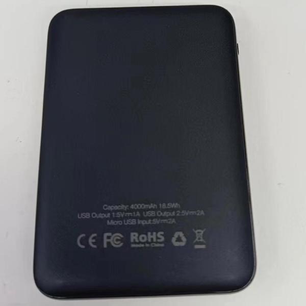 Mini Faster Powerbank 4000mAh 5V 2A Palm-Size Super Slim Battery Power Bank