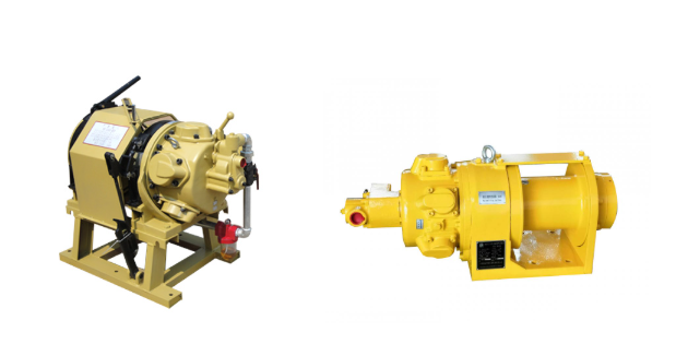 API 7K Oil Drilling Equipment Piston Type Air Motor Pneumatic Winch Gear Box