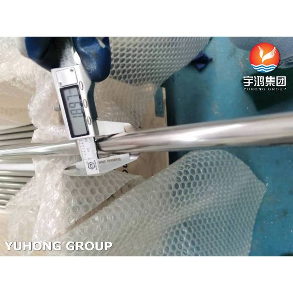 ASME SA249 Bright Annealed Stainless Steel 304 Welded Tube For Distiller , 3 / 4