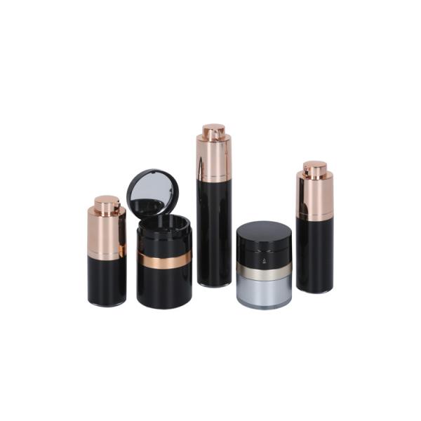 Вращая опарник сливк бутылки 15/30g насоса извива косметический безвоздушный акриловый безвоздушный с угорь органическим Skincare зеркала разводя водой